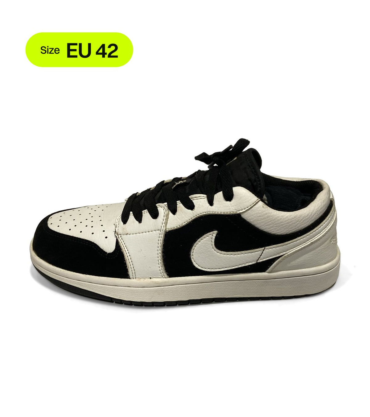 Nike Air Jordan 1 Low Black White - EU 42