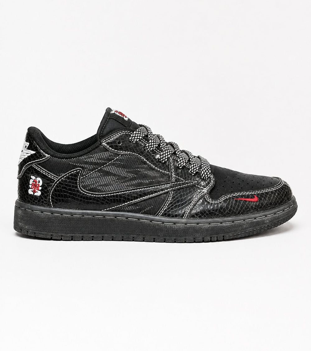 Nike Travis Scott x Air Jordan 1 Low OG 'Black Phantom' - EU 41