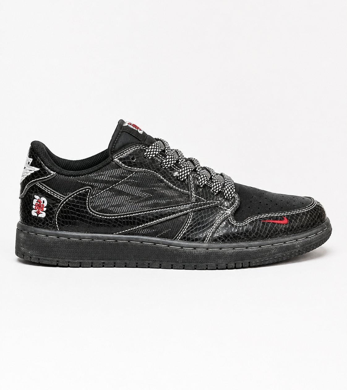 Nike Travis Scott x Air Jordan 1 Low OG 'Black Phantom' - EU 41