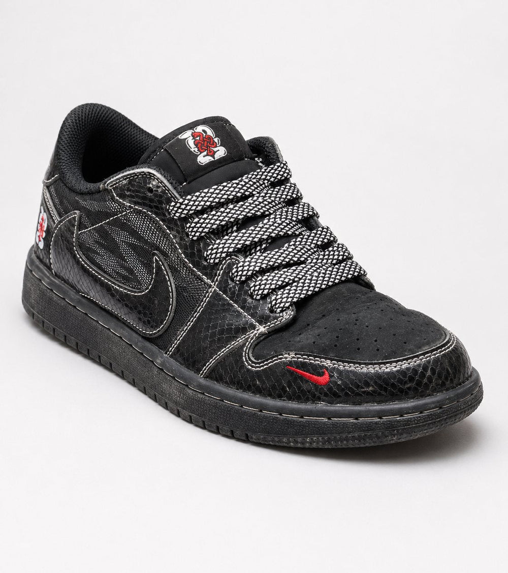 Nike Travis Scott x Air Jordan 1 Low OG 'Black Phantom' - EU 41