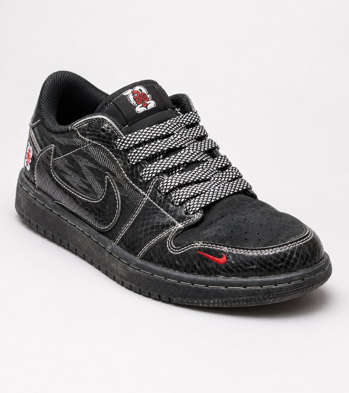 Nike Travis Scott x Air Jordan 1 Low OG 'Black Phantom' - EU 41